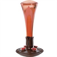 Avant Garden Landmark Glass Hummingbird Feeder (10 oz capacity)