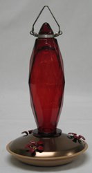 Audubon/Woodlink NAH8 Cut Glass Hummingbird Feeder