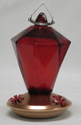 Audubon/Woodlink NAH9 Ruby Glass Hummingbird Feeder