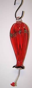 Clever 90015313 Hummingbird Feeder Oblong Red 15in