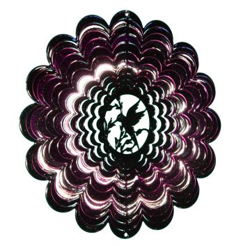 Next Innovations EMHUMMIRP PB Medium Hummingbird Wind Spinner  Purple